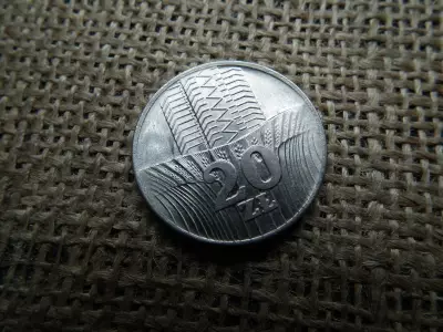 Lengyelország 20 Zlotys 1976 , Zloty , 