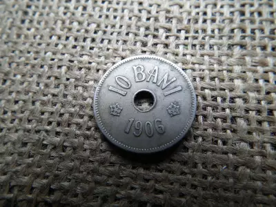 Románia 10 bani 1906 