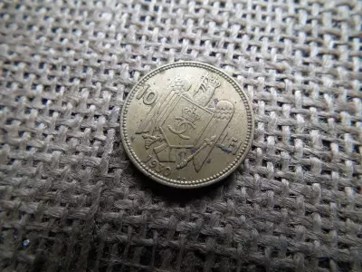 Románia 10 lei 1930 KN
