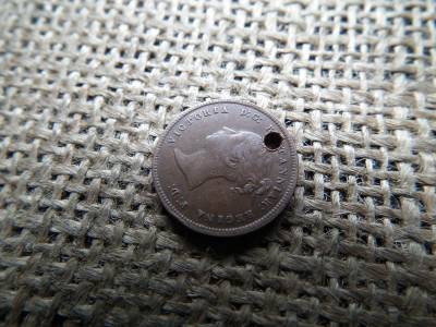 Egyesült Királyság half farthing 1844 , 1/2 , 