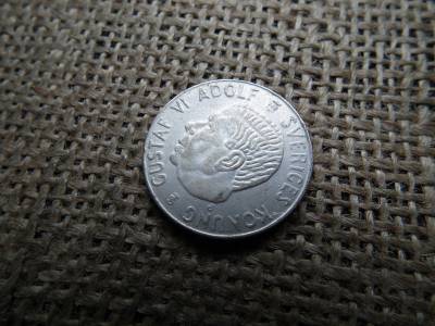 Svédország , ezüst 1 korona 1956