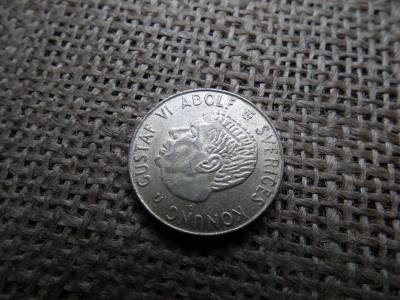 Svédország , ezüst 1 korona 1965