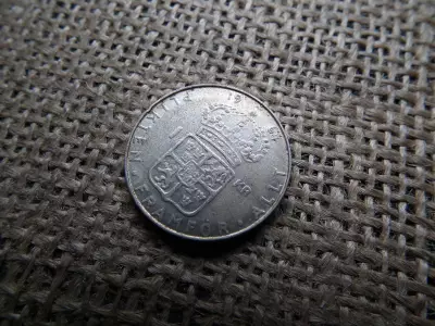 Svédország , ezüst 1 korona 1964