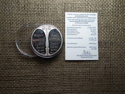 LORÁNTFFY ZSUZSANNA 2 x 2000 FORINT 2000 EZÜST PP 