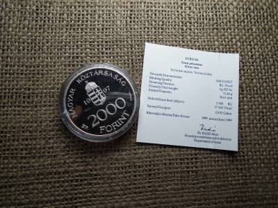 EU INTEGRÁCIÓ , BUDAVÁRI PALOTA , EZÜST 2000 Forint 1997 , PP ! EU INTEGRÁCIÓ , BUDAVÁRI PALOTA , EZÜST 2000 Forint 1997 , PP !