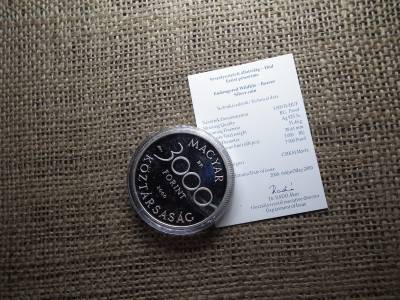 Magyarország , 3000 forint 2000 PP - Hód 