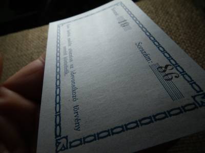 Mauthner bőrgyár váltópénze 1 korona 1919 Mauthner bőrgyár váltópénze 1 korona 1919