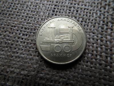 Görögország , 100 drachma 1997 , Drachmes IAAF világbajnokság Görögország , 100 drachma 1997 , Drachmes IAAF világbajnokság