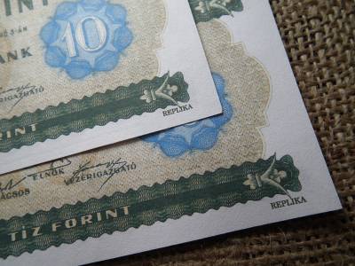 10 forint 1946 Másolat ! Vízjeles , sorszámkövető 