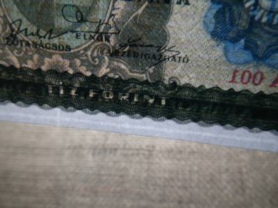 10 forint 1946 Másolat ! Vízjeles , sorszámkövető 