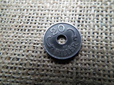 20 fillér 1941 , sherardírozott 20 fillér 1941 , sherardírozott