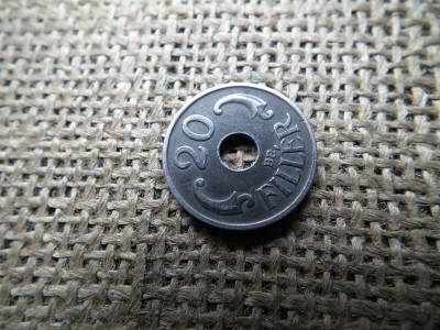 20 fillér 1941 , sherardírozott 20 fillér 1941 , sherardírozott