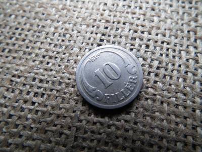 10 fillér 1940 , vas 