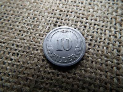 10 fillér 1940 , vas 