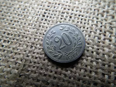 20 heller 1917   ,sherardírozott 