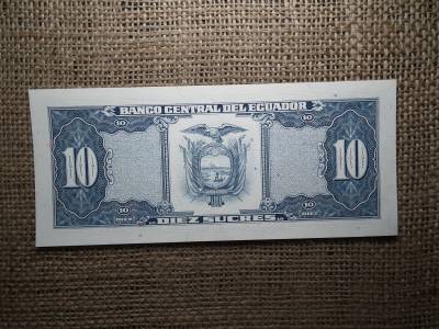 Ecuador 10 sucres 1988 UNC , A1 Ecuador 10 sucres 1988 UNC , A1