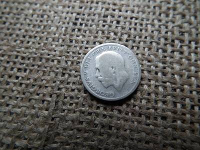 Egyesült Királyság , ezüst 6 pence 1925 Egyesült Királyság , ezüst 6 pence 1925