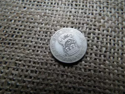 Egyesült Királyság  , ezüst 6 pence 1921