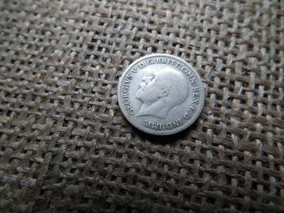 Egyesült Királyság , ezüst 6 pence 1933 Egyesült Királyság , ezüst 6 pence 1933