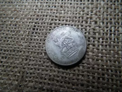 Egyesült Királyság  , ezüst 1 shilling 1926