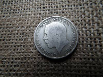 Egyesült Királyság , ezüst 1 florin 1922 Egyesült Királyság , ezüst 1 florin 1922