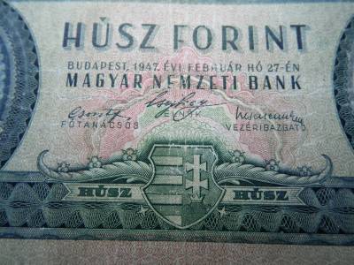 20 forint 1947 , nagyon ritka , eredeti darab , nem restaurált 20 forint 1947 , nagyon ritka , eredeti darab , nem restaurált