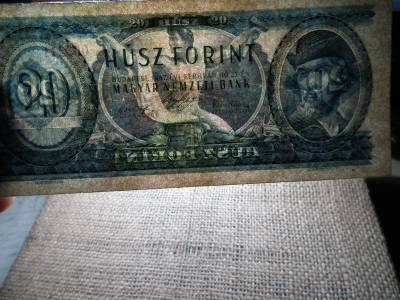 20 forint 1947 , nagyon ritka , eredeti darab , nem restaurált 20 forint 1947 , nagyon ritka , eredeti darab , nem restaurált