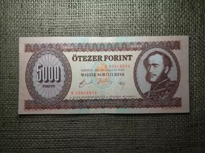 5000 forint 1990 H , nagyon szép 