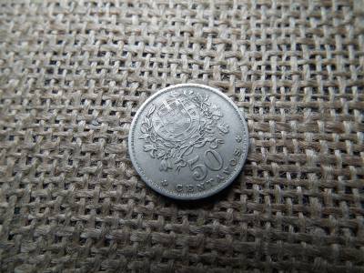 Portugália 50 centavos 1955 Portugália 50 centavos 1955