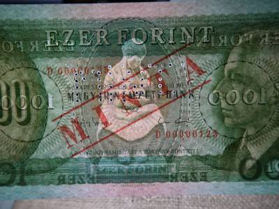 1000 forint 1993 D MINTA , UNC 1000 forint 1993 D MINTA , UNC