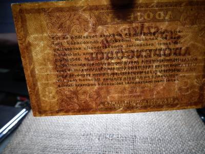 Százezer Adópengő 1946 , Egyszázezer ! Extra Hibás !! R ! Nomdahibás ! Előlap eltolódott ! Unikum Százezer Adópengő 1946 , Egyszázezer ! Extra Hibás !! R ! Nomdahibás ! Előlap eltolódott ! Unikum