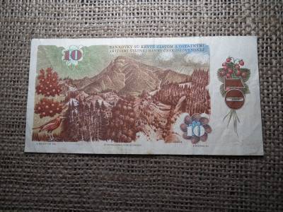 Csehszlovákia 10 korona 1986 , korun Csehszlovákia 10 korona 1986 , korun