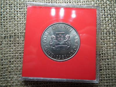 Szingapúr 5 dollars 1981 , dollár , Changi repülőtér