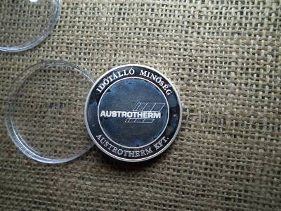 Austrotherm kft. , Győr , Gyöngyös , Szekszárd 1991 - 2016 emlékérem 