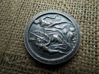 1912 A Budapesti Székes Fővárosi Közlekedési Részvénytársaság Sportegyesülete emlékérem 