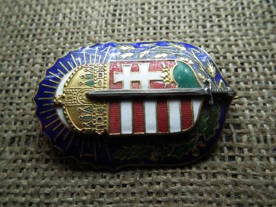 Vitézi rend , Vitézi Nagyjelvény , jelvény ! Eredeti , jelzett 