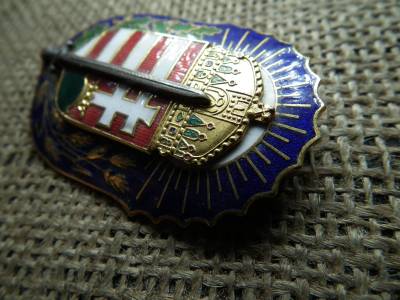 Vitézi rend , Vitézi Nagyjelvény , jelvény ! Eredeti , jelzett 