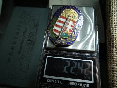 Vitézi rend , Vitézi Nagyjelvény , jelvény ! Eredeti , jelzett 