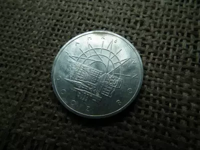 Németország , ezüst 10 márka 1989 D