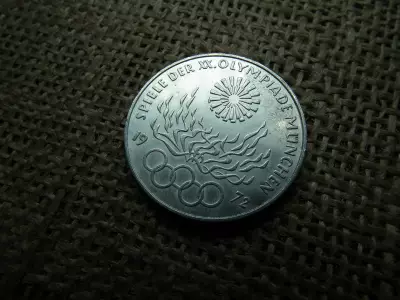 Németország , ezüst 10 márka 1972 D