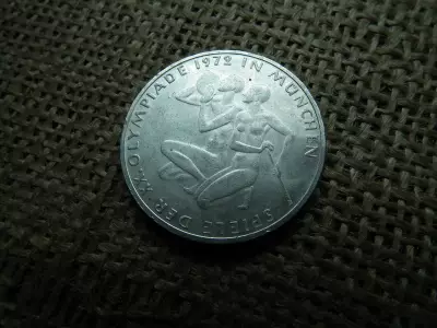 Németország , ezüst 10 márka 1972 F