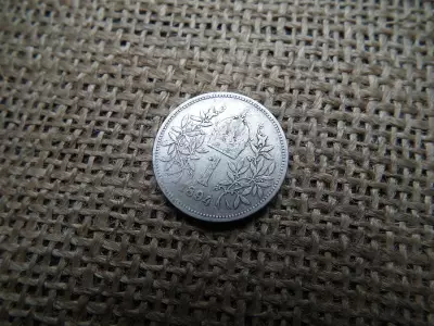 Ferenc József , ezüst 1 korona 1894 , corona 