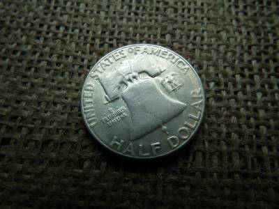 USA , ezüst 1/2 dollár 1953 , dollar , S