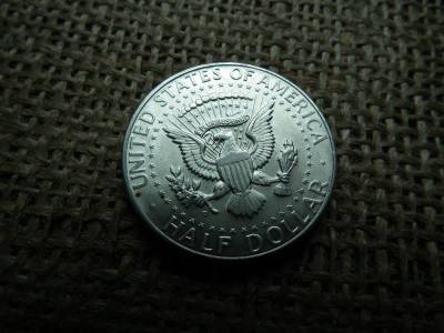 USA , ezüst 1/2 dollár 1964 , dollar , D , extra 