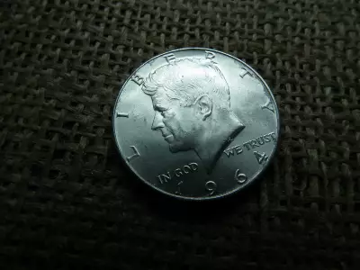 USA , ezüst 1 dollár 1964 , dollar  , extra 