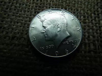 USA , ezüst 1 dollár 1964 , dollar  , extra 