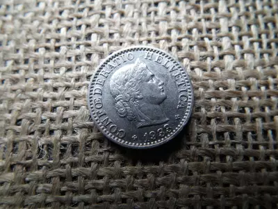 Svájc , 20 rappen 1933