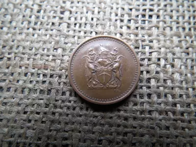 Zimbabwe , Rodézia 1 cent 1971