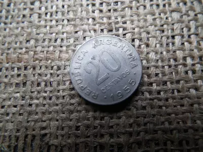 Argentína 20 centavos 1955