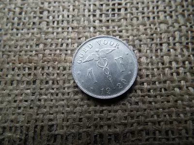 Belgium , 1 frank 1929